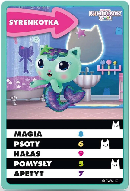 Gra planszowa Winning Moves Top Trumps Junior Koci Domek Gabi (5036905053730) - obraz 3