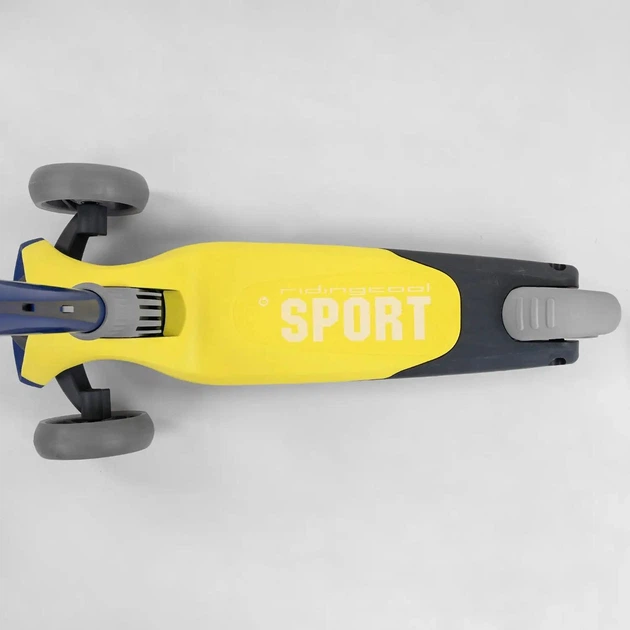Самокат триколісний Best Scooter "Sport" жовтий, світло F-55295 - зображення 4