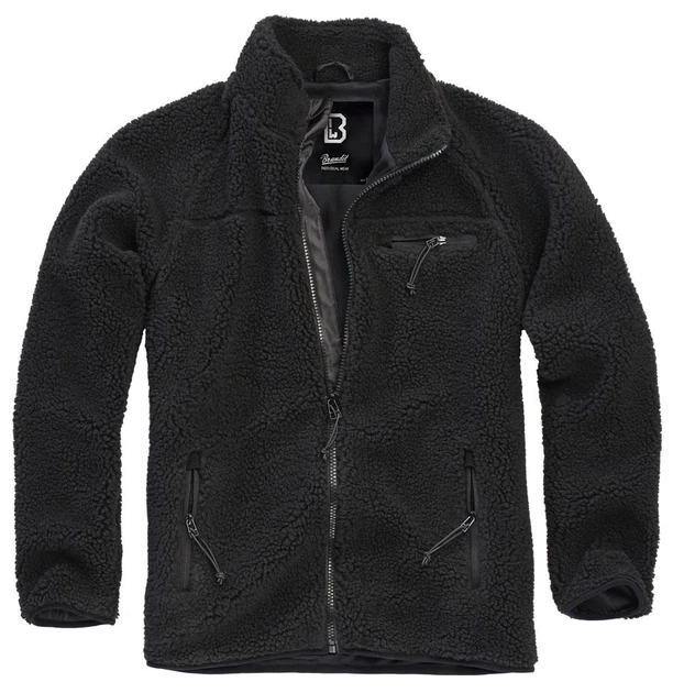 Куртка Brandit Teddyfleece Jacket 3XL Чорний ( 5021.2.3XL) - Фото 1 Куртка Brandit Teddyfleece Jacket 3XL Чорний ( 5021.2.3XL) - зображення 1