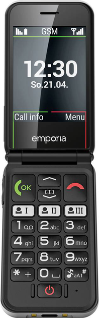 Telefon komórkowy Emporia SIMPLICITYglam Black-White (V227_001) - obraz 11