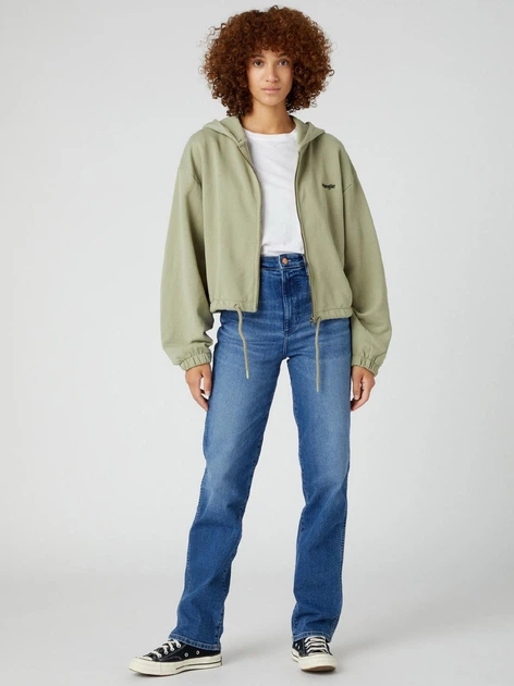 Джинсі Wrangler Mom Straight Синій W28L30 112332329 - зображення 5