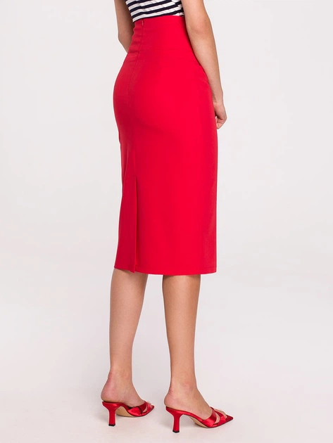 Spódnica ołówkowa damska Stylove S297 XXL Czerwona (5903887661478) - obraz 2