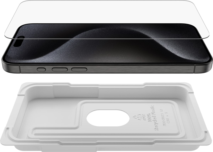 Захисне скло Belkin ScreenForce Pro UltraGlass 2 для Apple iPhone 15 Pro Max (745883866519) - зображення 3