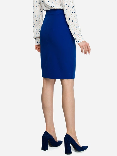 Spódnica ołówkowa damska Stylove S127 M Granatowa (5903068422874) - obraz 2
