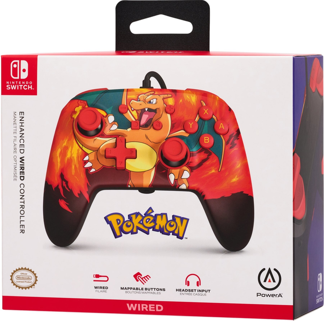 Kontroler PowerA Nintendo Switch Charizard Vortex (0617885006210) - obraz 9