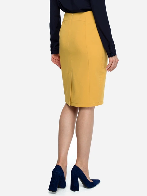 Spódnica ołówkowa damska Stylove S131 XXL Żółta (5903068423802) - obraz 2