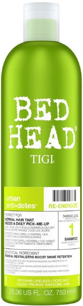 Zestaw do pielęgnacji włosów Tigi Bed Head Urban Antidotes Re-Energize Szampon 750 ml + Odżywka 750 ml  (615908950991) - obraz 2