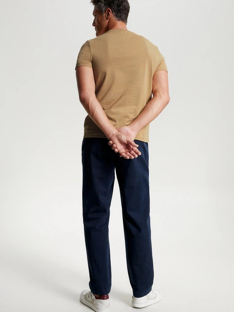 Футболка чоловіча Tommy Hilfiger MW0MW11797-RBL L Хакі (8720644154588) - зображення 4