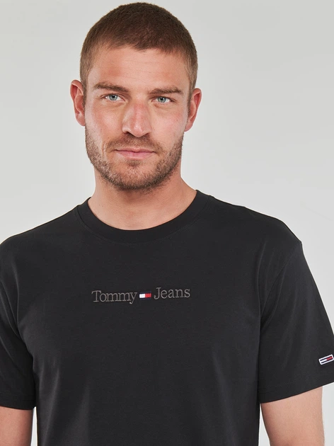 Футболка чоловіча Tommy Jeans DM16825-BDS M Чорна (8720644502426) - зображення 5