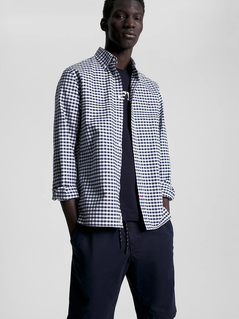 Сорочка чоловіча Tommy Hilfiger Regular Fit MW0MW31783 S Синя від Rozetka на платформі USKIDKA Акція на Сорочка чоловіча Tommy Hilfiger Regular Fit MW0MW31783 S Синя від Rozetka
