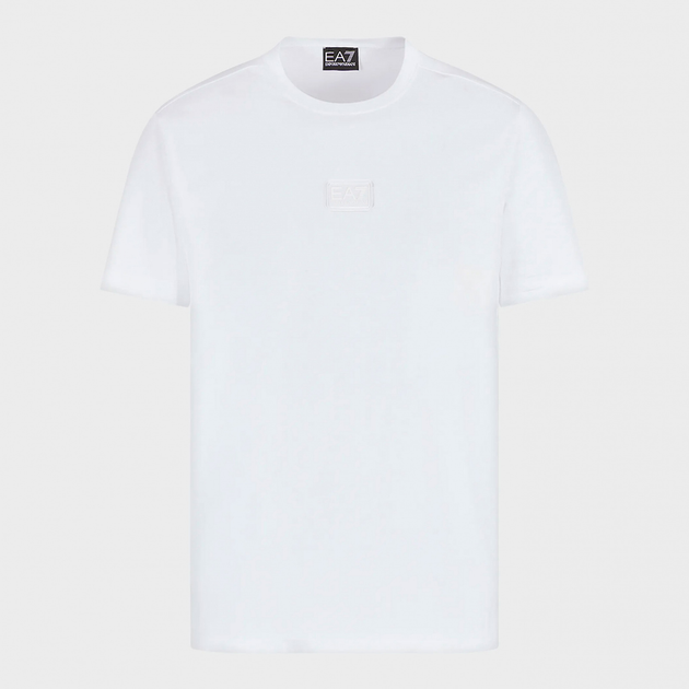 Футболка чоловіча EA7 Train Core Id M Label Tee L Біла (8053616258558) - зображення 4