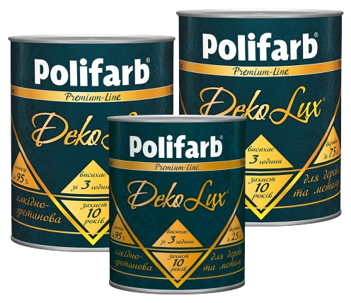 Емаль Polifarb Dekolux біла, 2,2 кг - зображення 2