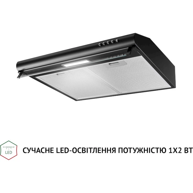 Витяжка пласка Perfelli PL 5144 BL LED - зображення 5