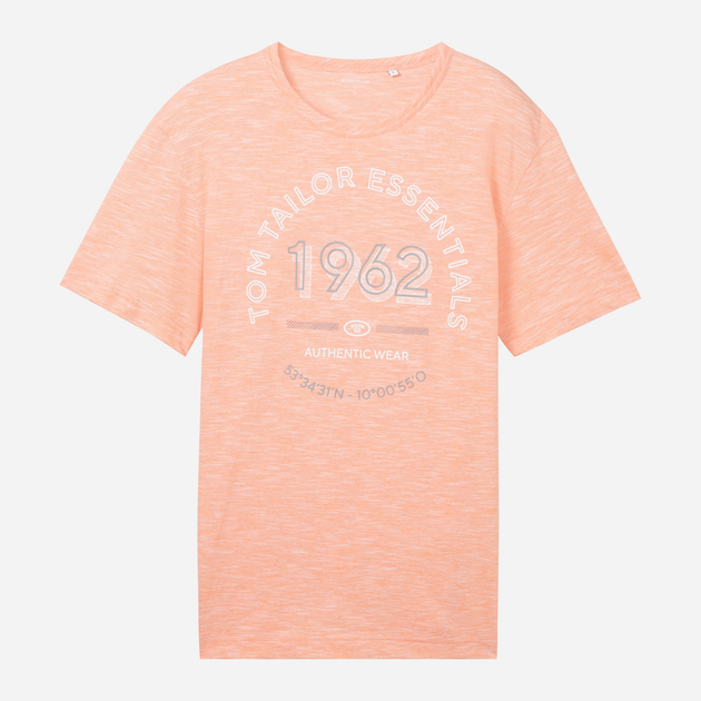 Футболка чоловіча Tom Tailor L1040819049 XL Помаранчева (4067672235952) - зображення 6