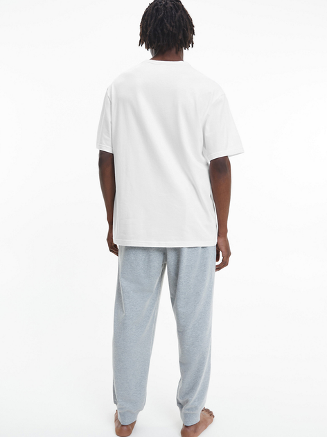 Koszulka męska długa Calvin Klein Underwear 000NM2298E-100 S Biała (8719856377595) - obraz 4