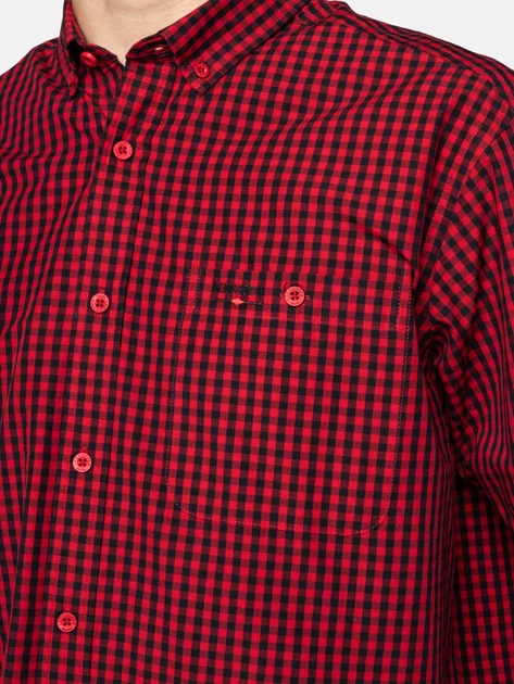 Сорочка бавовняна чоловіча Lee Cooper NEW TENBY -LK18 XL Червона (5904347390365) - зображення 4
