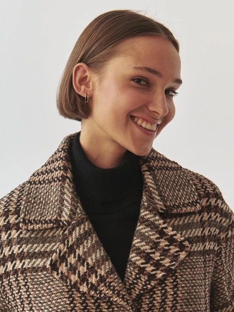 Пальто осіннє жіноче Tatuum Sewro 1 T2419.007 42 Коричневе (5900142362569) - зображення 5