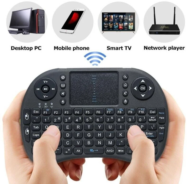 Безпровідна клавіатура з підсвіткою Smart Box MWK08/i8 для Smart TV - Фото 2 Безпровідна клавіатура з підсвіткою Smart Box MWK08/i8 для Smart TV - изображение 2