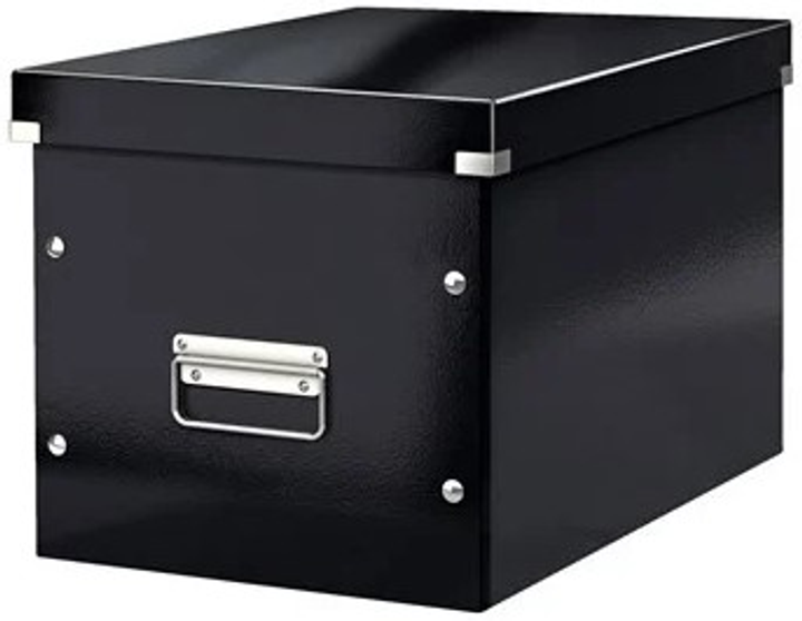 Pudełko do przechowywania Leitz Click & Store Cube Storage Box Medium 32 x 31 x 36 cm Black (LTZ61080095) - obraz 1