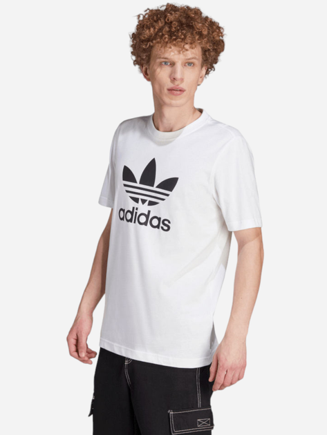 Футболка бавовняна довга чоловіча Adidas IM4494 XL Біла (4066761493822) - зображення 1