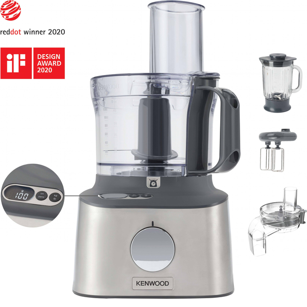 Кухонний комбайн KENWOOD FDM 315 SS MultiPro Compact + - зображення 1