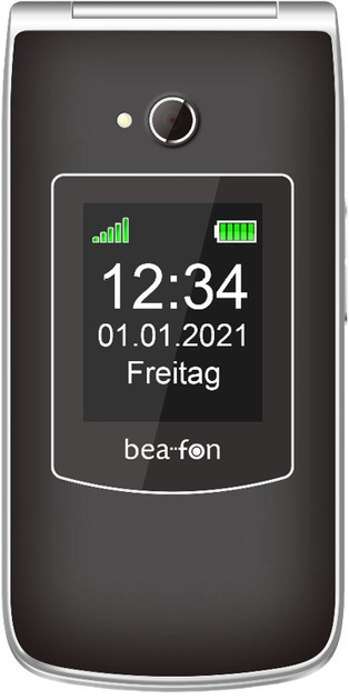 Telefon komórkowy Beafon SL645 Silver Line Black/Silver (SL645_EU001B) - obraz 1