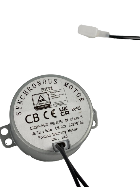 Мотор для инкубатора 220v 50TYZ (10/12 r/min) - Фото 4 Мотор для инкубатора 220v 50TYZ (10/12 r/min) - изображение 4