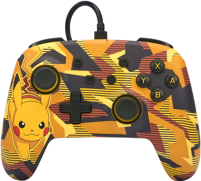 Контролер PowerA Nintendo Switch Camo Storm Pikachu (0617885039812) - зображення 1