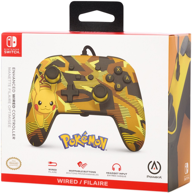Kontroler PowerA Nintendo Switch Camo Storm Pikachu (0617885039812) - obraz 8
