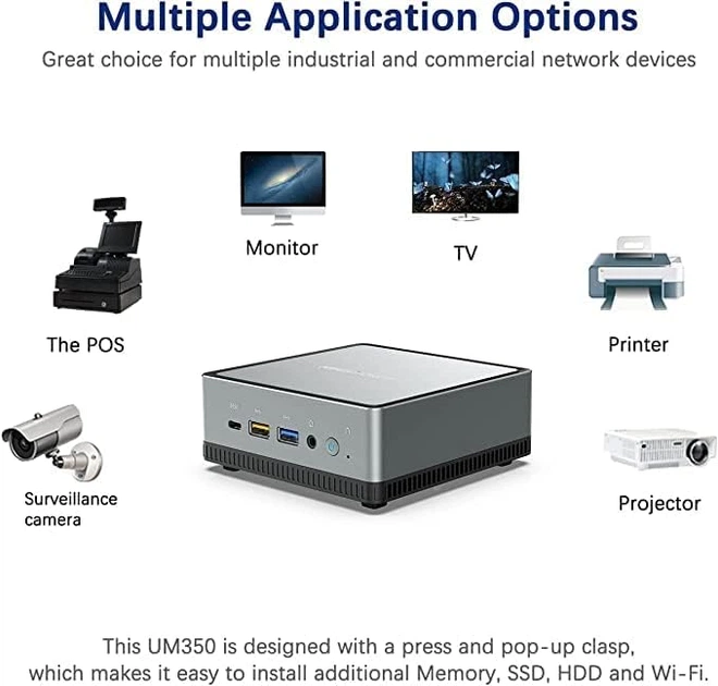 MINISFORUM ミニPC UM700 Мини ПК MINIS FORUM UM700 / AMD Ryzen 7 3750H / RAM 16GB / SSD