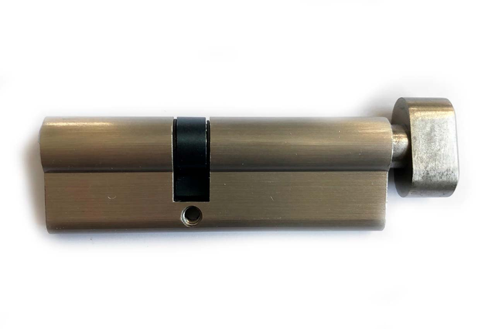 Циліндр лазерний Partner - 90мм 45/45 к/п SN цинк (PZCK 90 45/45 SN) - зображення 1