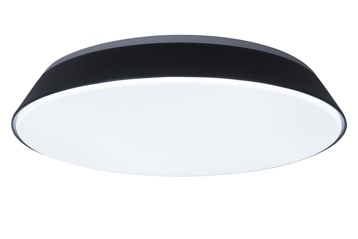 Світильник стельовий LUTEC 8403001012 Panter 45CM BLACK Connected Indoor - зображення 1