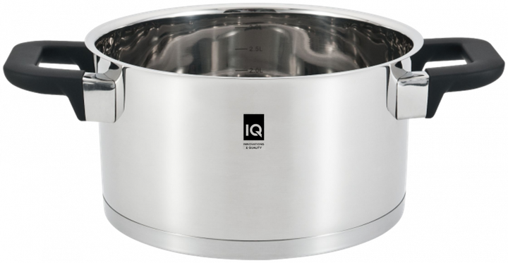 Кастрюля со сливом IQ Be Traditional IQ-2046-20 (3.3л/20см) - изображение 2