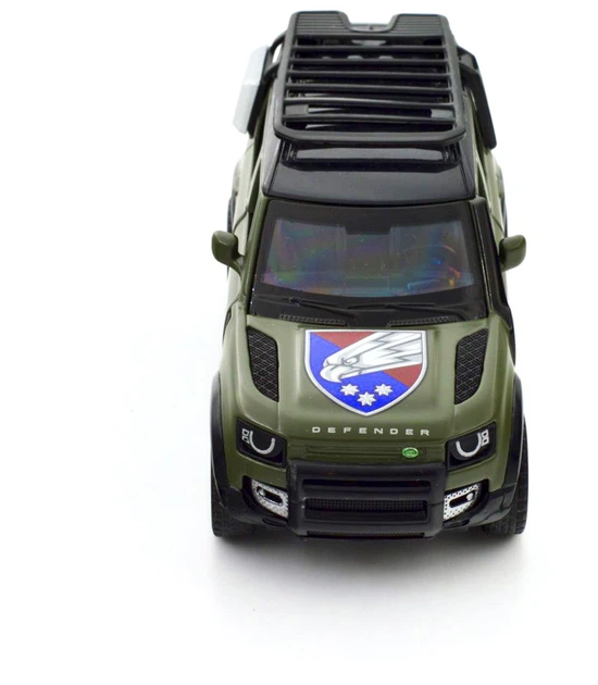 Автомодель TechnoDrive Шевроны Героев Land Rover Defender 110 25 ОВДБр (250289M) - изображение 8