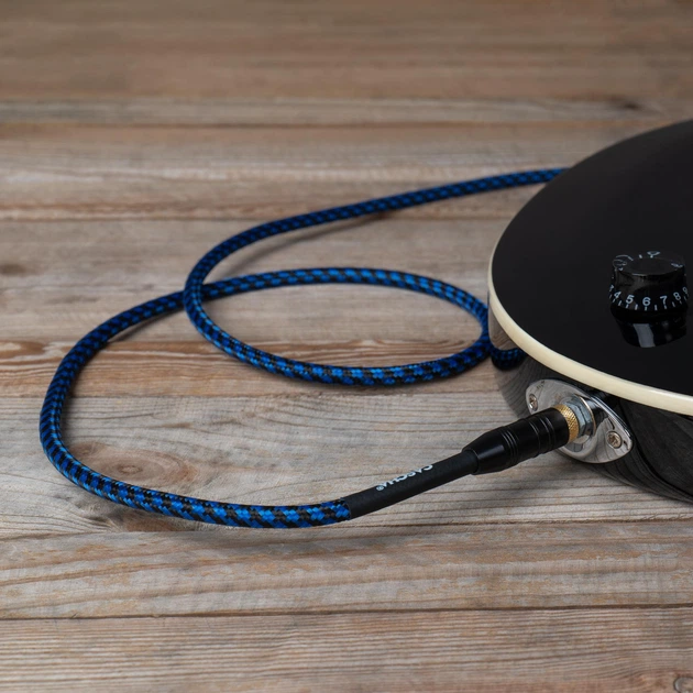 Кабель інструментальний Cascha CCP-G2SBL3 (Professional Line Guitar Cable, Tweed Blue, 3 м) - Фото 7 Кабель інструментальний Cascha CCP-G2SBL3 (Professional Line Guitar Cable, Tweed Blue, 3 м) - изображение 7