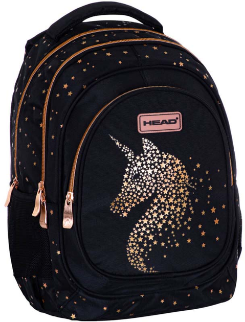 Plecak szkolny Astra Head AB300 Golden Effect Classy Gold (5901137224985) - obraz 3