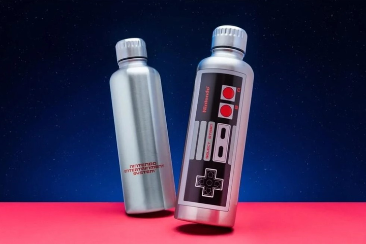 Пляшка металева для води Paladone Nintendo NES 500 мл (5055964767150) - зображення 4