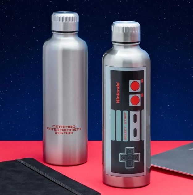 Пляшка металева для води Paladone Nintendo NES 500 мл (5055964767150) - зображення 6