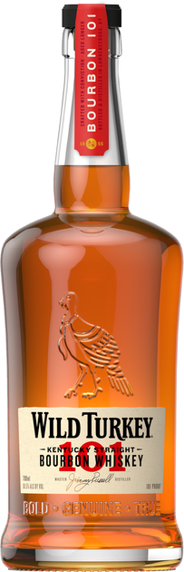 Набор Бурбон Wild Turkey 101 до 8 лет выдержки 0.7 л 50.5% + Бурбон Wild Turkey 101 до 8 лет выдержки 0.7 л 50.5% (8000040500036) 