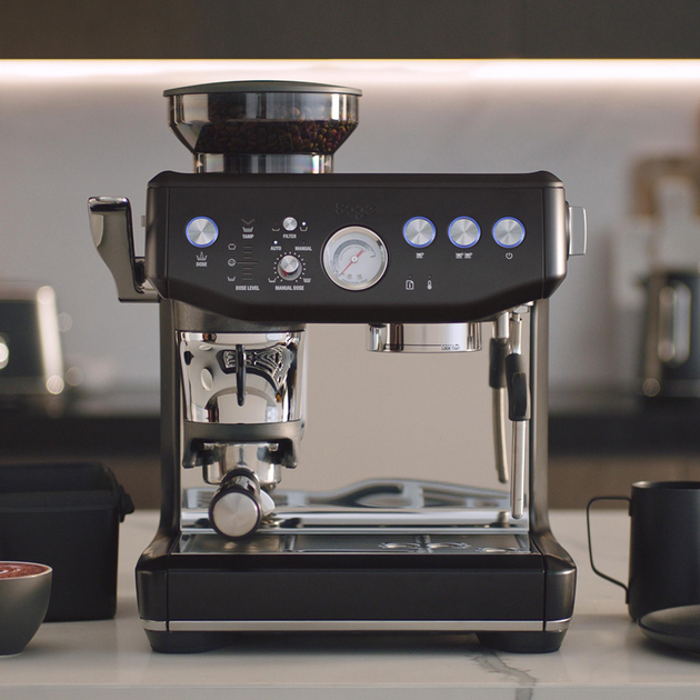 Кавоварка рожкова Sage Barista Express Impress Black Truffle SES876BTR4EEU1 - зображення 16