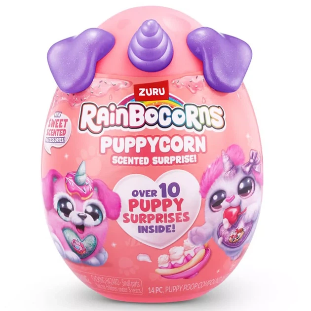 М'яка іграшка Rainbocorns Puppycorn Scented Surprise Цуценя біле з чорним (9298D) - Фото 9 М'яка іграшка Rainbocorns Puppycorn Scented Surprise Цуценя біле з чорним (9298D) - зображення 9