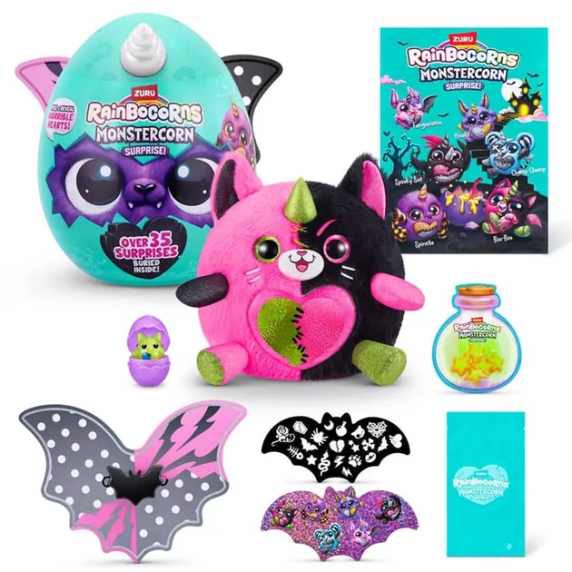 М'яка іграшка Rainbocorns Monstercorn Surprise Монстрик рожевий з чорним (9297A) - Фото 11 М'яка іграшка Rainbocorns Monstercorn Surprise Монстрик рожевий з чорним (9297A) - зображення 11
