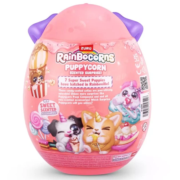 М'яка іграшка Rainbocorns Puppycorn Scented Surprise Цуценя біле з чорним (9298D) - Фото 12 М'яка іграшка Rainbocorns Puppycorn Scented Surprise Цуценя біле з чорним (9298D) - зображення 12