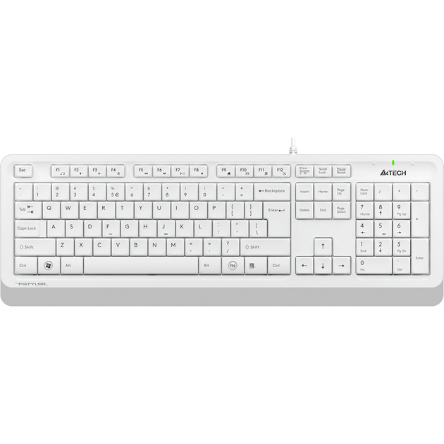 Комплект (клавиатура + мышь) A4Tech Fstyler F1010 White (1147556) [114615] - изображение 2