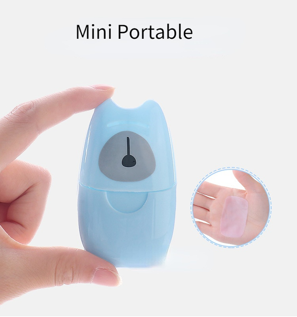 Бумажное одноразовое мыло в кейсе 50 шт голубое 3DTOYSLAMP - Фото 2 Бумажное одноразовое мыло в кейсе 50 шт голубое 3DTOYSLAMP - изображение 2