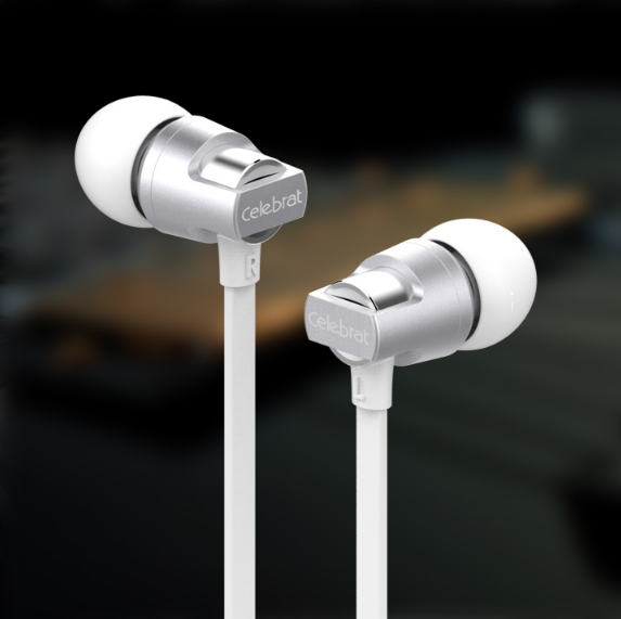 Наушники Celebrat C8 ( Super Bass ) Silver - Фото 2 Наушники Celebrat C8 ( Super Bass ) Silver - изображение 2