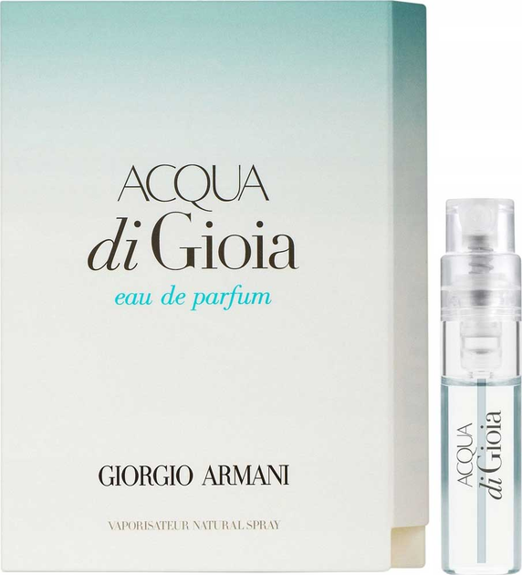 Акція на Пробник Парфумована вода для жінок Giorgio Armani Acqua Di Gioia 1.2 мл від Rozetka