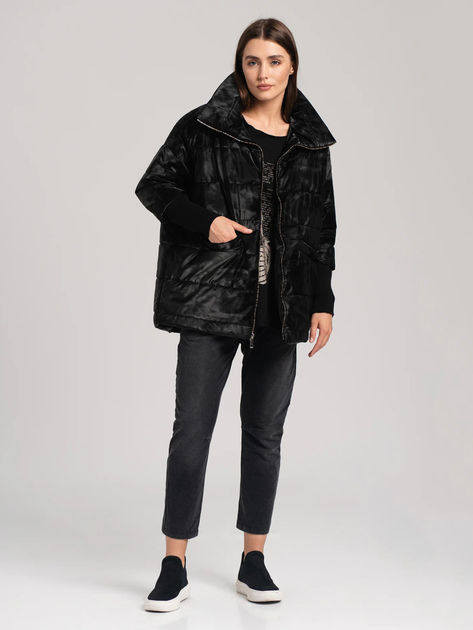 Пуховик жіночий Look Made With Love 906 Melody L/XL Чорний (5903999307578) - зображення 3