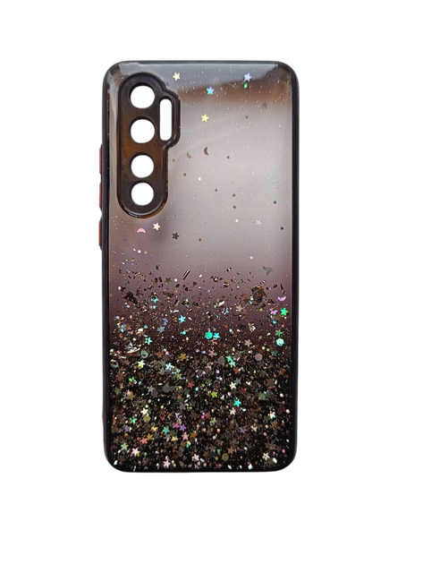 Чехол Stardust с цветными бортиками для Xiaomi Mi Note 10 Lite Черный - Фото 1 Чехол Stardust с цветными бортиками для Xiaomi Mi Note 10 Lite Черный - изображение 1