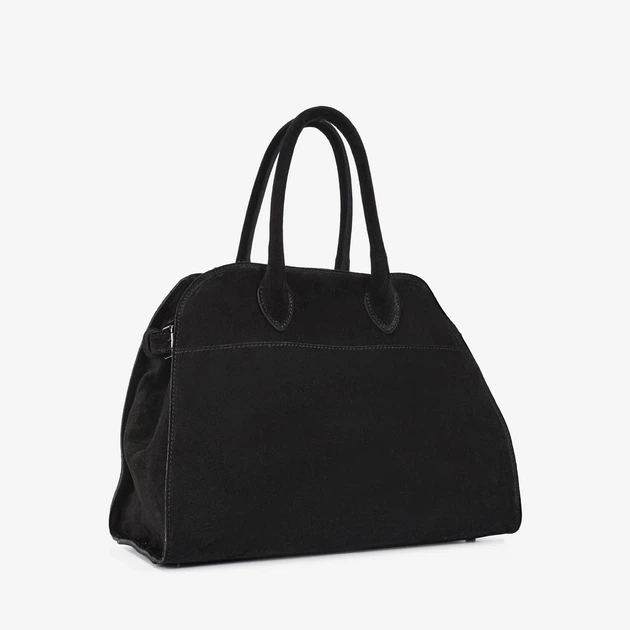 Сумка женская кожаная саквояж большая Regina Notte Travel bag 3787 Черный - изображение 3